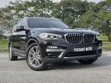 2018 BMW X3 2.0 xDrive30i Luxury ONE CAREFUL OWNER ALL ORIGINAL PAINT AND CONDITION