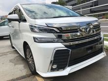 2015 Toyota Vellfire 3.5 ZAG MPV