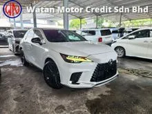 2023 Lexus RX 350 F Sport Black Interior (Grade 5 Original 8,000km) Full LED Head Up Display DIM BSM 360 Camera Auto Parking Power Boot RX350 F