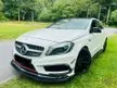 Used 2014 Mercedes Benz A250 (CBU) 2.0 (A) A45 BODYKIT / A45 BODYKIT / SEMI LEATHER SEAT / MEMORY SEAT/ POWER SEAT / ACCIDENT FREE / R /CAMERA / SPORT RIm
