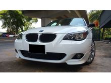 BMW 525i M-SPORT 2008,M-SPORT STEERING,FULL LEATHER SEATS,GPS SYSTEM,CRYSTAL WHITE IN COLOUR,M-SPORT BUMPERS,ELECTRONIC SEATS,ONE DATIN OWNER
