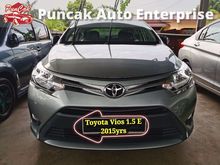 2015 Toyota Vios 1.5 E Sedan