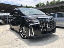 2018 Toyota Alphard 2.5 G S C Package MPV Sequential 3 LED Pilot Seat Sunroof Power Door Power Boot