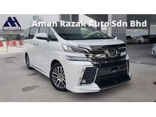 2015 Toyota Vellfire 2.5 ZG JBL HOME ENTERTAINMENT 4 CAMERA PRECRASH UNREG *NO GST*