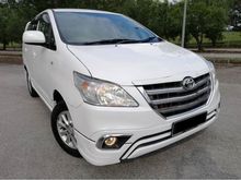 TOYOTA INNOVA 2.0 G (A) NEW FACELIFT ACCIDENT FREE LEATHER SEAT