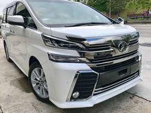 2016 Toyota Vellfire 2.5 ZA PRE CRUSH FUNCTION, ALPHINE MONITOR