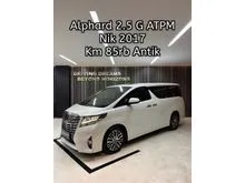 2017 Toyota Alphard 2.5 G MPV