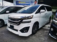 2015 Toyota Vellfire 2.5 Z G Edition MPV