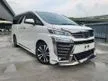 Recon 2018 Toyota Vellfire 2.5 ZG UNREG MODELISTA BODYKIT ALPINE PLAYER ALPINE ROOF MONITOR - Cars for sale