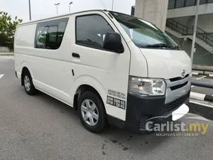 2018 Toyota Hiace 2.5 Panel Van Van