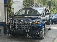 2023 Toyota Alphard 2.5 G S MPV X SPEC BIEGE 8 SEATER 37K KM SROOF LEATHER COVER 2 POWER DOOR SAFETY KIT APPLE CAR PLAY ANDROID AUTO VACUUM BOOT UNREG