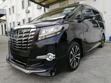2016 Toyota Alphard SC 2.5 JBL/NewFacelift Sport Rim/ Modellista Bodykit Unregister