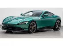2023 Ferrari Roma  Rare Verde Pino  Cuoio Leather  Carbon Package  10k Miles Direct Import From UK Incoming Stock