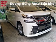 2015 Toyota Vellfire 2.5 ZA Edition MPV 7 SEATER 2 POWER DOOR POWER BOOT RADAR 4 CAMERA 1 YEAR WARRANTY LOCAL AP