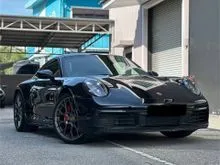 2020 Porsche 911 3.0 Carrera 4S Coupe Matrix PDLS+ Sport Chrono Sport Exhaust RS Spyder Rims 14 Ways Seats 444Hp AWD Low Mileage