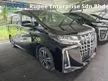 Recon 2021 Toyota Alphard 2.5 SC Pilot Leather Seats 3 LED Super Low Mileage 5k km only Japan High Grade Car Power boot Reverse Camera Unregistered