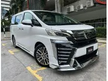 2016 Toyota Vellfire 2.5 ZG MPV FULL SPEC 1 OWNER NEW FACELIFT BODYKIT PILOT SEAT SUNROOF PERFECT CONDITION