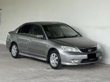 2005 Honda Civic 1.7 VTEC Sedan  FREE POLISH - MID YEAR SALES CLEARANCE CAMPAIGN
