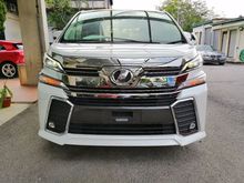 2016 Toyota Vellfire 2.5 ZG (A) PROMO OFFER