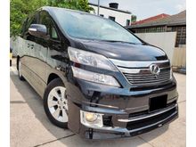 Toyota VELLFIRE 3.5 V6 (A) VL NEW FACELIFT MODELISTA BODYKIT HOME THEATER PILOT SEAT 2 POWER DOOR POWER BOOT 2.4