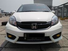 Honda Brio Satya E Tahun 2017 MAtic Putih Metalik KIlometer 7 Ribu RECORD SIap Pakai