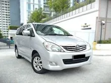 2010 Toyota Innova 2.0 E Facelift (A) TIP TOP CONDITION +1 YEAR WARRANTY