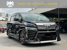 SUNROOF, POWER BOOT, ANDROID PLAYER, 360 SURROUND CAMERA, APPLE CARPLAY, PILOT SEAT, ROOF MONITOR, 2019 Toyota Vellfire 2.5 ZG MPV, COME WITH WARRANTY