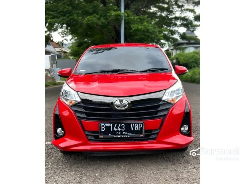 Jual Mobil Toyota Calya 2021 G 1.2 di Banten Automatic MPV Merah Rp 128.000.000