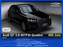 2015 Audi Q7 3.0 TFSI Quattro SUV Hitam Dp Murah Km Low No Pol Ganjil