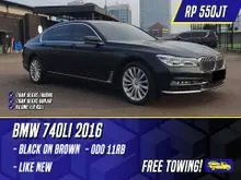 2016 BMW 740Li 3.0 Executive Sedan Black on Brown Hitam 740 Li i 740i