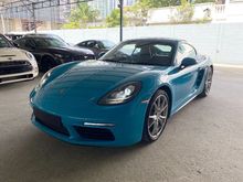 2017 Porsche 718 2.0 Cayman Miami Blue Recond Unregistered