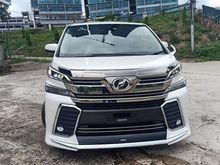 2015 Toyota Vellfire 2.5 Z G Edition MPV