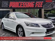 2012 Honda Accord 2.0 i-VTEC VTi Sedan (a) NO PROCESSING FEE