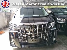 2018 Toyota Alphard 2.5 SA S UNREG,LESS 50 SST,7 SEAT,3 POWER DR &BOOT,360 SURROUND CAMERA,PRE CRASH,LANE ASSIST,LED LIGHT,FREE 2 YRS WARRANTY & GIFTS