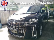 2018 Toyota Alphard 2.5 SA S UNREG,LESS 50 SST,7 SEAT,3 POWER DR &BOOT,360 SURROUND CAMERA,PRE CRASH,LANE ASSIST,LED LIGHT,FREE 2 YRS WARRANTY & GIFTS