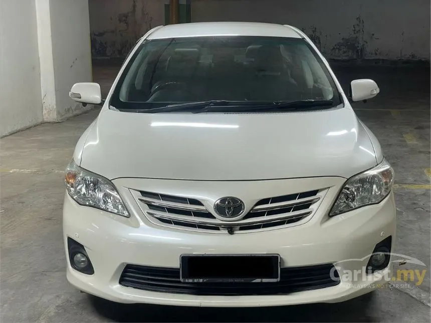 2013 Toyota Corolla Altis G Sedan