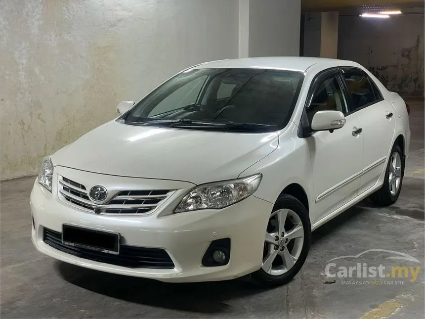 2013 Toyota Corolla Altis G Sedan