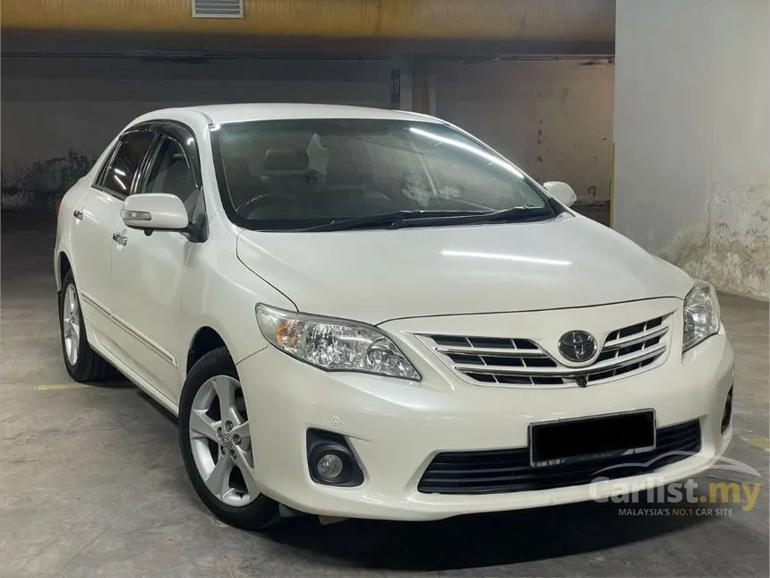 2013 Toyota Corolla Altis G Sedan