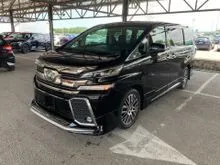 2015 Toyota Vellfire 2.5 ZR G EDITION MPV