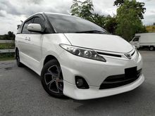 TRUE YEAR 2009/2014 #Toyota Estima 2.4 Aeras # 1 OWNER # 8 SEATER # FREE ACCIDENT