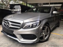 2015 MERCEDES BENZ C200 2.0 AMG PREMIUM PLUS WITH PANROOF / BURMESTER SOUND SYSTEM SPECIAL PROMO BAGI JADI JAA