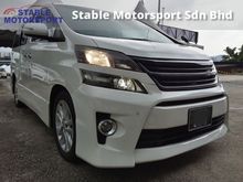 2010 Toyota Vellfire 2.4 Z Platinum MPV * REGISTRATION CARD ATTACHED * UNDER WARRANTY * ON TIME SERVICE *