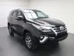 Used 2016 Toyota Fortuner 2.7 SRZ SUV / REVERSE CAMERA / BROWN PREMIUM LEATHER SEAT / PADDLE SHIFT