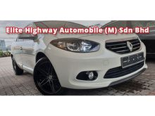 2014 Renault Fluence 2.0 Black Edition Sedan Full Leather Seat and Branded Sport Rim Pearl White Edition