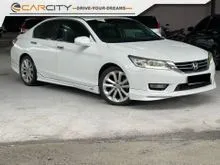 2014 Honda Accord 2.4 VTi-L Sedan WARRANTY + PREMIUM LEATHER SEAT + PADDLE SHIFTER + PUSH START & SMART KEY