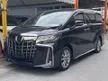 Recon DIM BSM LOW MILG 2022 Toyota Alphard 2.5 TYPE GOLD FREE 5YR WRTY