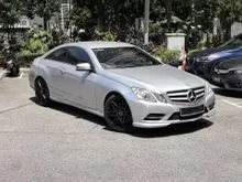 2013 Mercedes-Benz E250 1.8 AMG Sport Coupe -7 Speed G -No Process Fee -96k Kilometer -Can Free Car Warranty