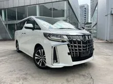 2020 Toyota Alphard 2.5 G S C SUNROOF/FULL LEATHER/POWERBOOT/POWER DOOR