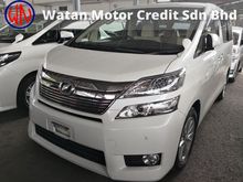 2013 Toyota Vellfire 2.4 /V EDITION /JAPAN /UNREG