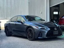 (LOW PRICE,GOOD CONDITION) 2021 LEXUS IS300 F SPORT MODE BLACK 2.0 - ORANGE CALIPER ,  BBS 19 INCH AW, GREAT CONDITION